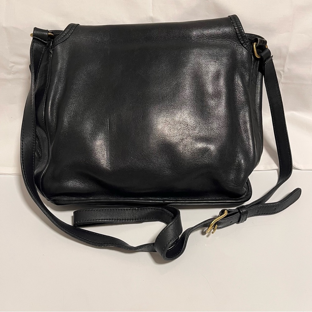 Coach Chic Lula’s Legacy Drawstring Shoulder Strap Bucket Leather Bag, Black - Picture 3 of 11